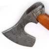 Guiscard Hand Forged Bearded Damascus Outdoor Steel Axe Hunt For Life