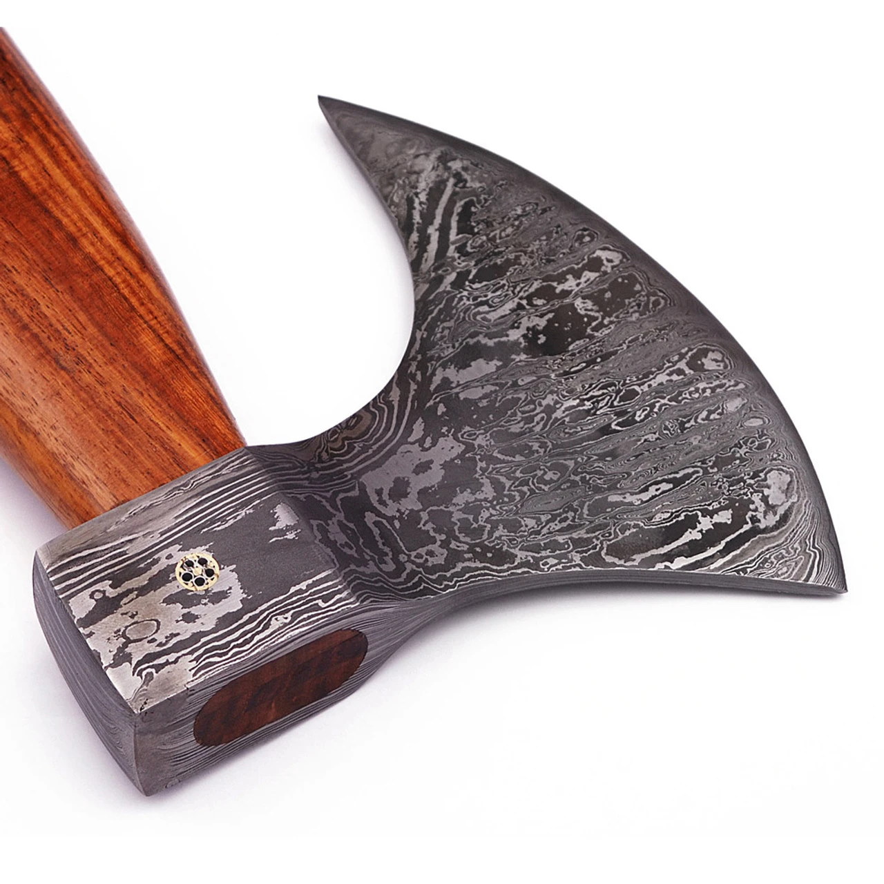 Functional Exceptional Quality Damascus Forged Axe - Image 2