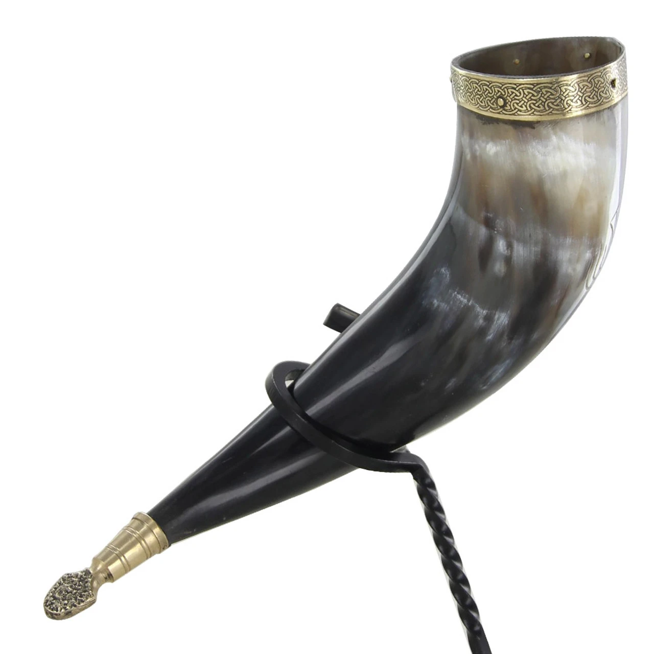 Horn Odins Wisdom Natural Drinking Horn Vessel - Image 3