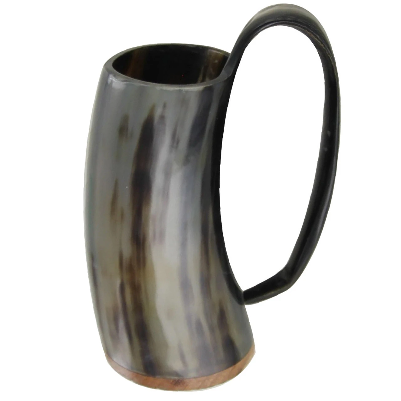 Norse Viking Tankard Fenrir Engraved Drinking Horn Mug - Image 4