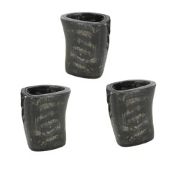 Throw Em Back Buffalo Horn Shot Glass Set