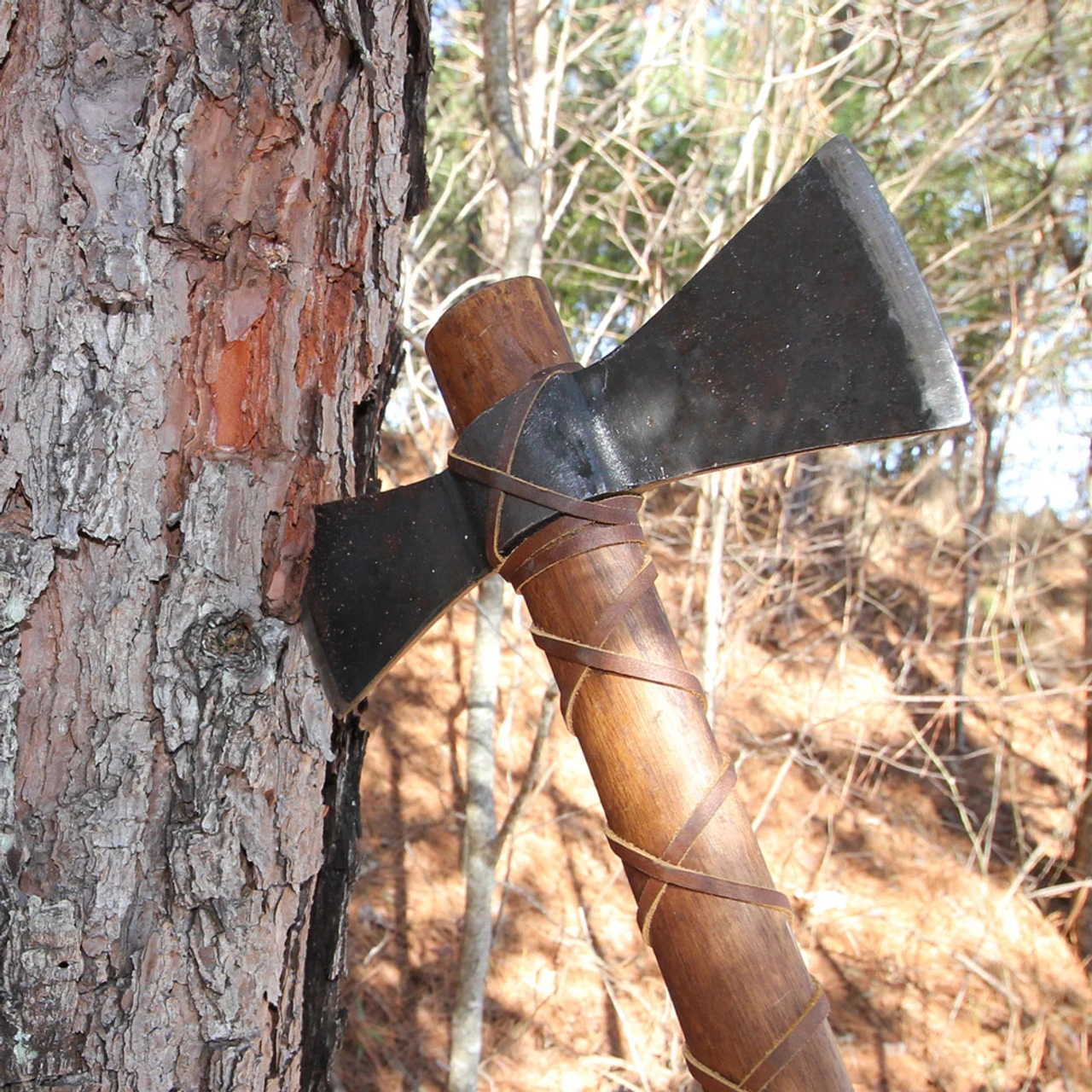 Hand Forged Fury Of Atla Viking Axe - Image 2