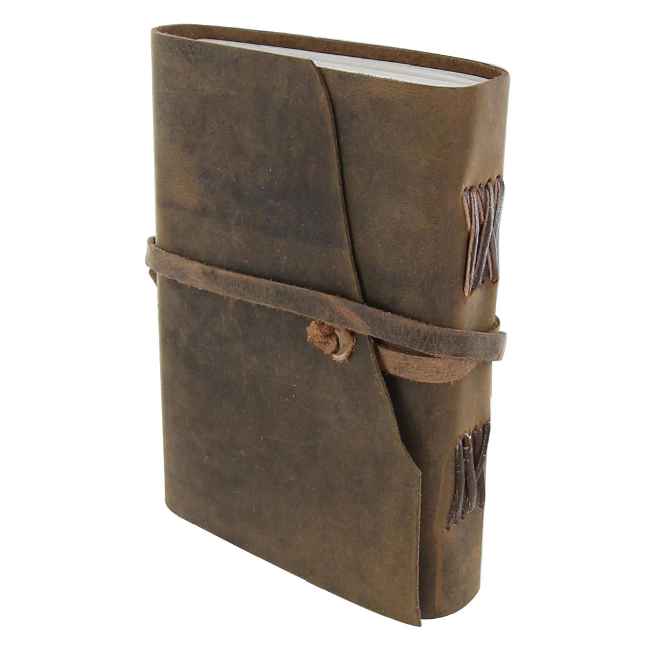 Leather-Bound Handmade Secret Keeping Writing Journal - Image 2