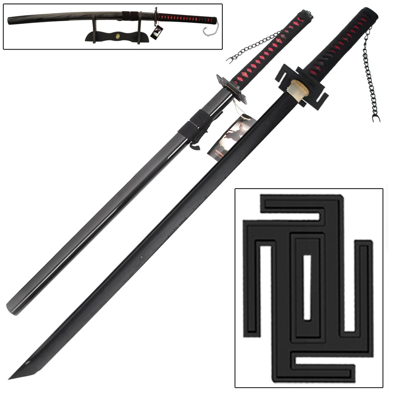High Carbon Steel Blade Ninja Full Tang Fully Functional Handmade Sword - Image 2