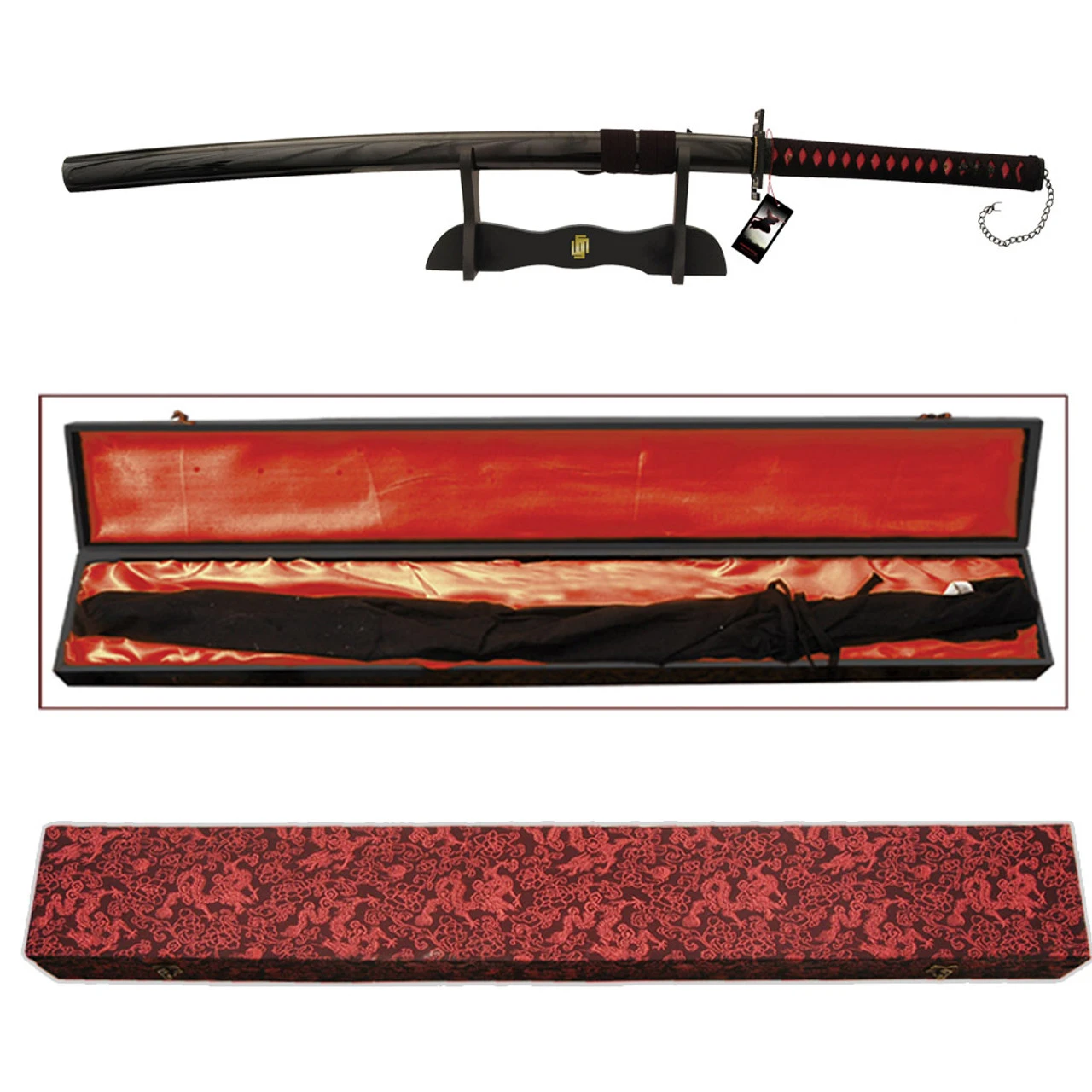 High Carbon Steel Blade Ninja Full Tang Fully Functional Handmade Sword - Image 4